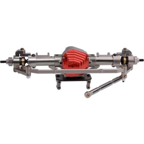 RC AXIAL CNC Aluminum Front Axle Completed Assembly For 1/10 SCX10 Rock Crawler