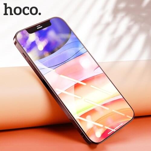 HOCO Glass for iPhone 12 mini 12 pro Screen Protector Full Cover Protective Tempered Glass Film for iPhone 7 8 X XR 11Pro Max