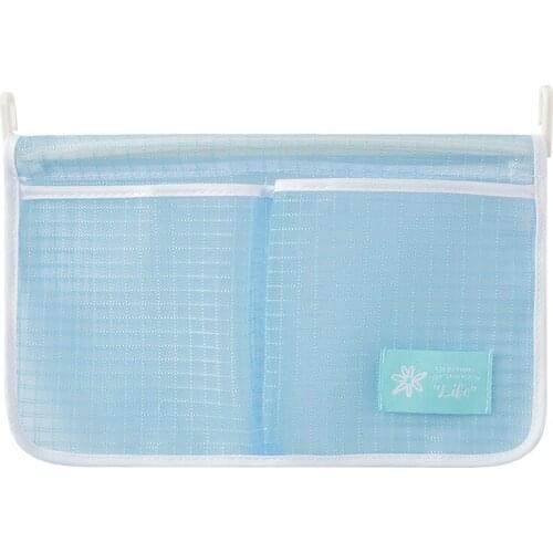 Refrigerator Storage Mesh Bag Hanging Household Classification Storage Bag Double Compartment Refrigerator Hanging Bag cocina