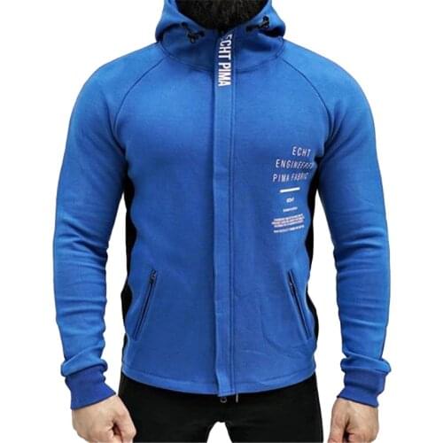 Mens Sweatshirt Autumn Winter New Zipper Hoodie Sweatshirt Casual Soft Comfortable Gyms Bodybuilding Hoodie Men