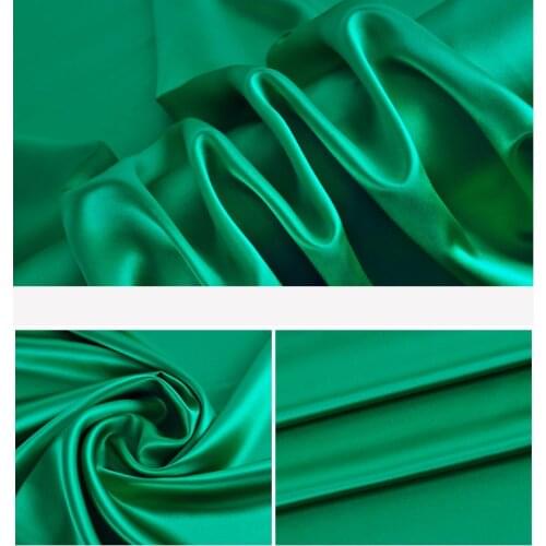 Good drapery soft smooth 30mm 100% silk satin fabric for dress