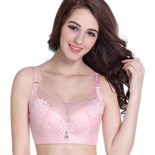 Sexy Lace Plus Size Bra Push Up Bra For Women C D E Bra Big Brassiere Tube Top