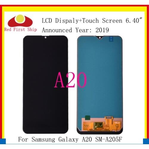 10Pcs/lot LCD For Samsung A20 A205 SM-A205F A205FN Display lcd Screen A205GN A205S A205YN display lcd screen Digitizer Assembly