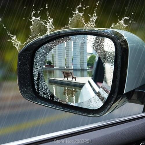 2pcs Car Motorcycle Rearview Mirror Rain Film Sticker Car Styling for Porsche cayenne macan Skoda octavia fabia yeti Accessories