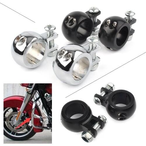 32mm Universal Motorcycle Engine Crash Bar Highway Foot Peg Mount Bracket For Harley CNC Aluminum