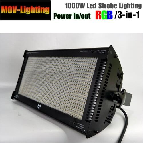 4pcs/lot Atomic LED 1000 watt rgb DMX Strobe Light Stroboscope Fit Disco DJ Strobe Lights