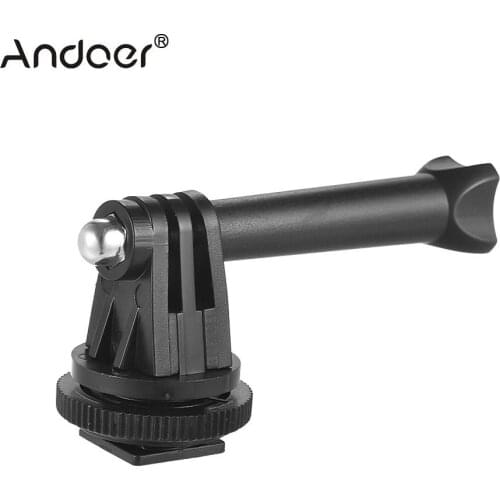 Andoer Hot Shoe Mount Adapter Tripod Screw to Action Camera Flash for GoPro Hero Andoer LED Ring Light for DSLR Camera