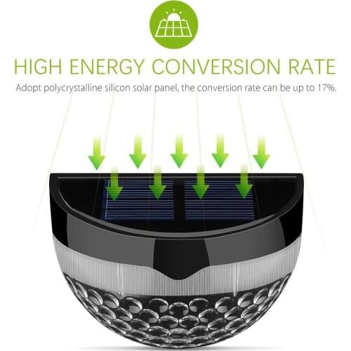 Solar Powered Wireless Light Gate Wall Lamp LEDs Light Sensor Auto On/Off for Outdoor Garden Patio Fence Yard Drop shipping