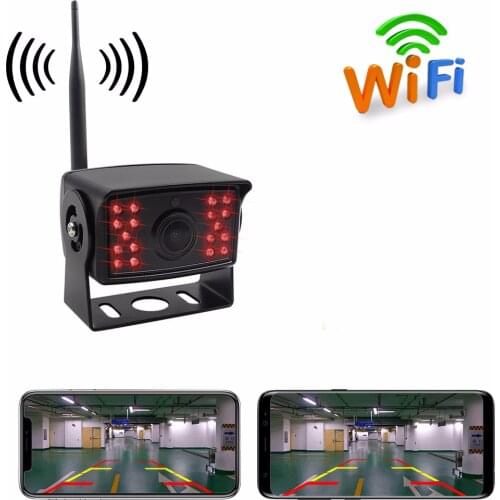 OHANEE Wireless Backup Camera For Truck,rv,camper,trailer. Wifi Vehicle Rear View Camera Work With For Iphone Or Andriod Devices