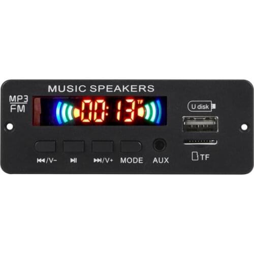 12V Bluetooth5.0 Decoding Board Module Wireless Car USB mp3 Player Bluetooth TF Card Slot / FM / Remote