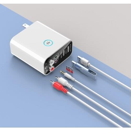 Wireless Bluetooth Adapter Receiver Transmitter Combo 3.5mm To Wireless AUX Audio 5.0 For Computer Headphone TV IR APP Control