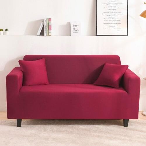 Elastic Plain Solid Sofa Cover Stretch Tight Wrap All-inclusive Sofa Cover for Living Room funda sofa Couch Cover ArmChair Cover