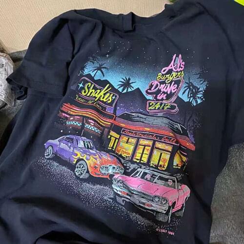 T Shirt Women Spring Summer Vintage Brandy Tops Melville Loose Tshirt Oversized Car Sweatshirt Crewneck Kendall Jenner Clothes