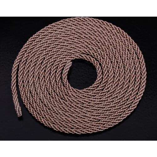 HPC-009 HiFi Hi-end Top class Headphone Earphone Cable single colour customized pure sliver 4N 99.99% OFC Copper headphone cable