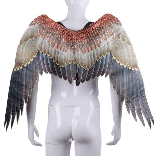 Bird Wing Costume Burningman Festival Adult Japanese Game Onmyoji Cosplay Tengu Bird Carnival Costume Holiday DIY Decorations