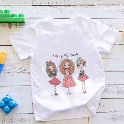 Summer Fashion Unisex Unicorn Elves T-shirt Children Boys Short Sleeves White Tees Baby Kids Tops For Girls Clothes O-neck Cute