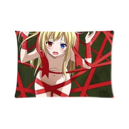 LUQI Happy Halloween Gift cotton Pillow Cover Sexy anime girl Decorative pillowcase Room 20x30 inch Drop Shipping PH-#0398