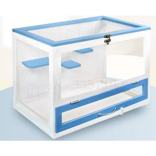 Small Hamster Cage My Neighbor Totoro Cabinet Cage Drawer Oversized Villa Golden Bear Base Cage Hedgehog Feeding Box