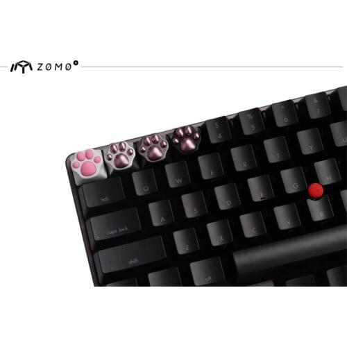 Metal keycap R4 cat paw special keycaps for mechanical keyboard zomo aluminum alloy cap