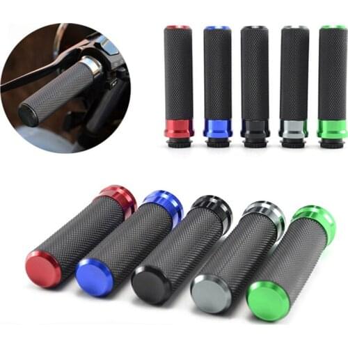 5 Colour Motorcycle Grips Throttle Grip Refitting Accessories Universal for Yamaha Kawasaki Suzuki Honda Harley KTM