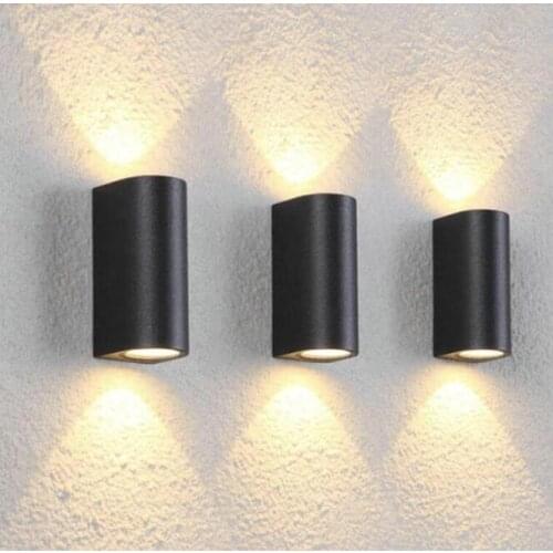 Outdoor Indoor IP65 10W COB LED Wall Lamp Waterproof 2x5W LED Wall Lamps Up Down Lighting Engineering Porch Garden Light