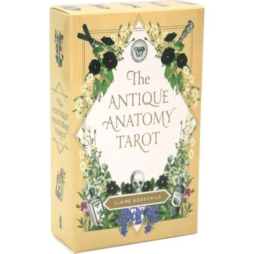 The Antique Anatomy Tarots 78-Card Deck Full English Oracle Cards Divination Fate Family Party Board Game