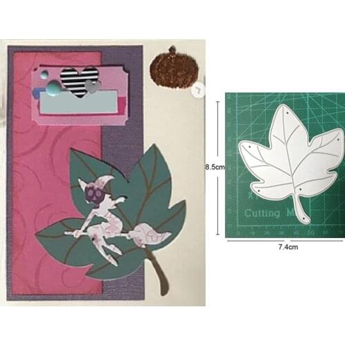 Craft dies metal cutting dies cut die mold Maple Leaf Frame Scrapbooking dies paper crafts knife mould blade punch stencils dies