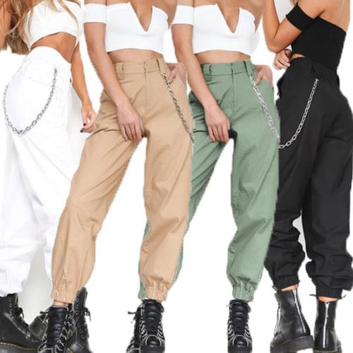 New Fashion Camo Sweatpants Hip Hop Joggers Dance Pants Harajuku Style Casual Long Pants Women Cargo Trousers
