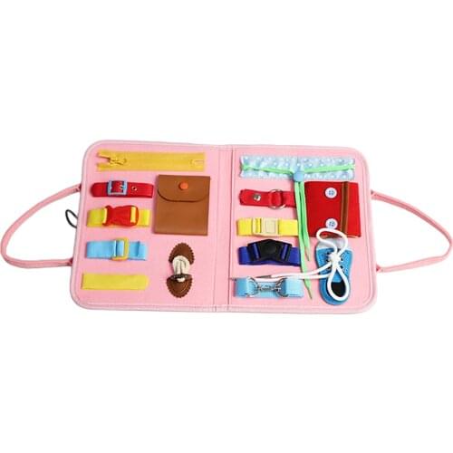 Montessori Educational Toy Children Learning Busy Board Toys for