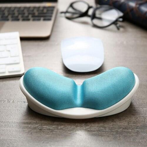 Wrist Rest Pad Anti-skid Non-fading Ergonomic Soft Protective Computer Mouse Wrist Hand Rest Support for Office