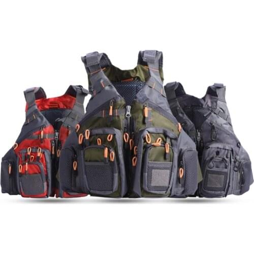 Outdoor Sport Fishing Life Vest Breathable Swimming Life Jacket Safety Waistcoat Survival Utility Vest Colete Salva-Vidas