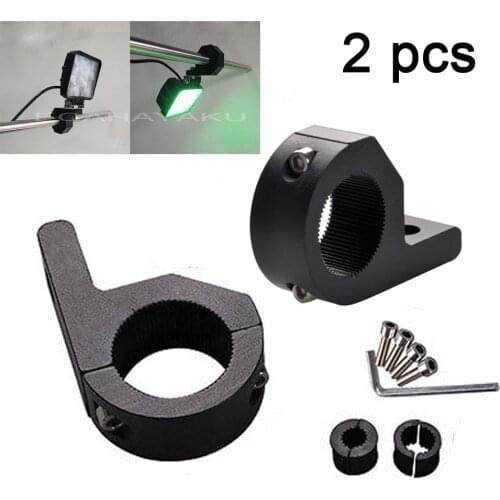 LED Fog Driving Light Spotlight Universal Mounting Bracket 4x4 Offroad ATV Car Roll Cage Tube Bull Bar Clamp Bracket 32mm/52mm