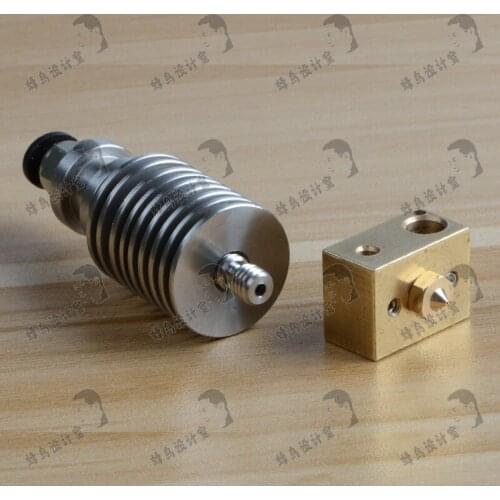 V6 bowden hotend Extruder kit for Reprap 3D printer All-metal 0.4 Nozzle 1.75mm filament with PTFE tupe