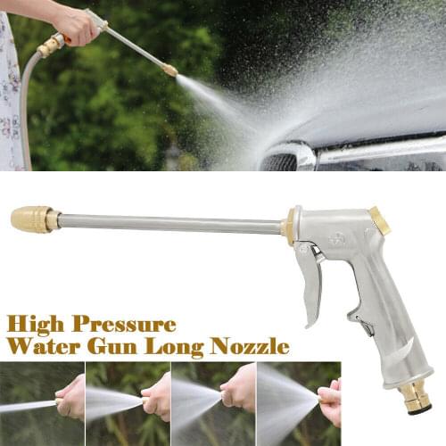 High Pressure Water Gun Metal Car Washer Spray Car Washing Tools Water Jet Pressure Washer Garden Hose Pipe Lawn Cleaning Supply