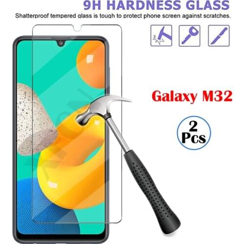 Protective glass for samsung m32 screen protector tempered glas on samsun galaxy m32 m 32 32m 6.4''film sansung samsumg galaxi