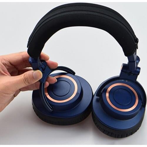 Head Beam Cover Soft Replacement Faux Leather Headphones Headband Protective Case for AudioTechnica ATH-M50X M30X M40X