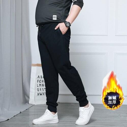 Winter Warm Baggy men pants Super Loose Elastic Fleece Harem Pants Cotton Sweatpants Casual Trousers Large Big Plus Size 10XL