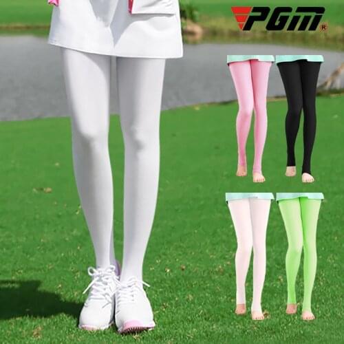 2PCS Ice Silk Pantyhose Stretch Lady Full Stockings Pants Clothes Golf Sportswear Women Apparel Sunscreen Summer Fast Dry Socks