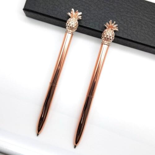 Free shipping 500pcs/lot customized logo metal pen; diamond pineapple metal pen; promotional ballpoint pen; writing pen mp69