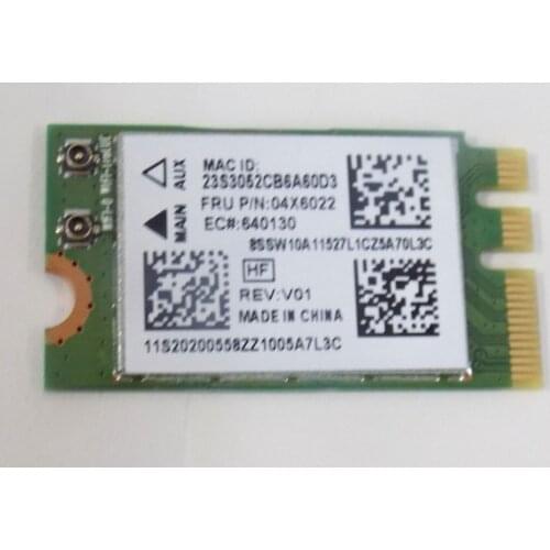 Wireless Adapter Card for Atheros QCNFA335 Wifi Bluetooth 4.0 802.11 b/g/n NGFF for Lenovo G40-30 G40-45 70 B50 V1000 04X6022