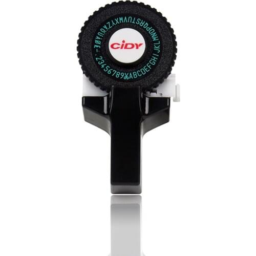 Black 3D Embossing Label Maker for MOTEX E101 Upgrade Version C101 Mini DIY Manual Typewriter fit for 9mm 3D label Tape