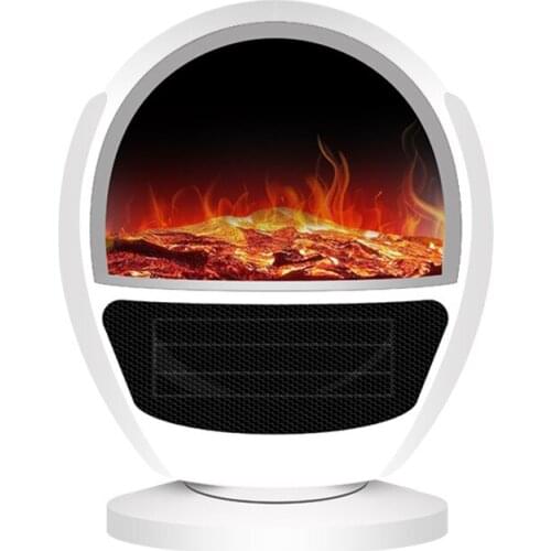 220V New style heater 3D flame simulation electric heater Household heater three-speed shaking head electric heater