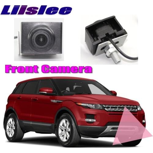 LiisLee Car Front Camera For Land Rover Range Rover Evoque 2012-2018 Front Grille CAM DIY Manually Control Channel Front Camera