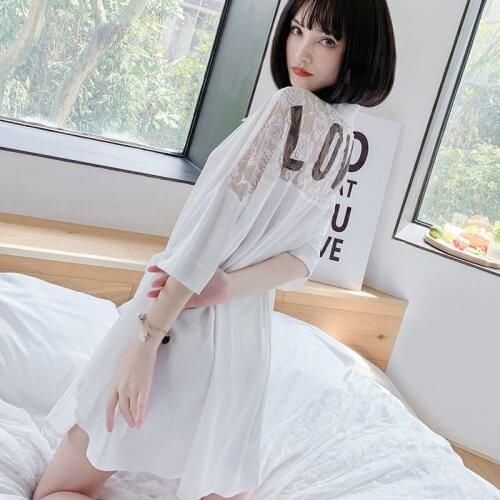 Women Silk Satin White Robes V-neck Button Sleepwear Wedding Bride Bridesmaids Robes Sexy Casual Nightwear Simplicity Homewear