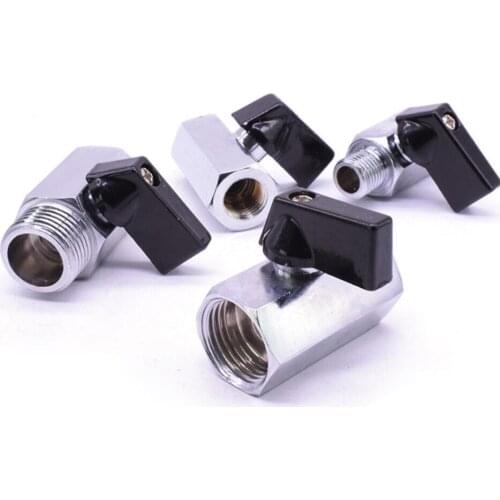 1/4'' 3/8'' 1/2'' BSP Female Male Thread Brass Mini Ball Valve Shut-Off Valve