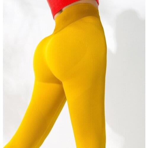 Taoyekma Women High Waist Gym Leggings Pink Vital Seamless Leggings Sport Fitness jogging Femme Sexy Booty Activewear Yoga Pants