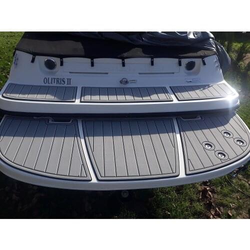 Monterey Boat Yacht Swim Platform Cockpit EVA Faux Teak Decking Floor Pad