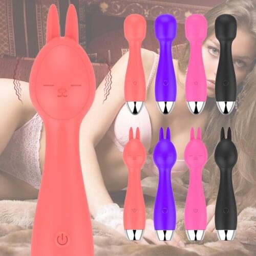 Rechargeable 12 Speeds Single Head AV Vibrators Dildo Erotic Fidget Sex Toys for Women Adults 18 Female G Spot Vagina Anal Shop