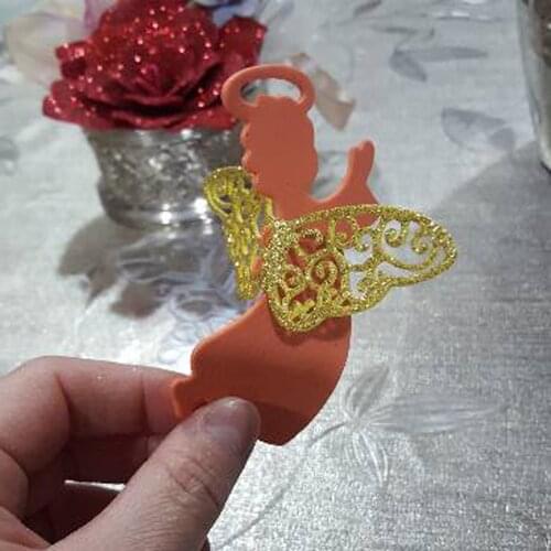 Girl Angel Wings metal cutting dies template for DIY scrapbook decoration DIY paper embossed card