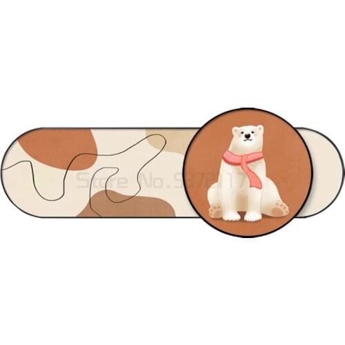 Modern round bedroom decorative painting room simple double-layer painting childrens room lovely animal hanging painting